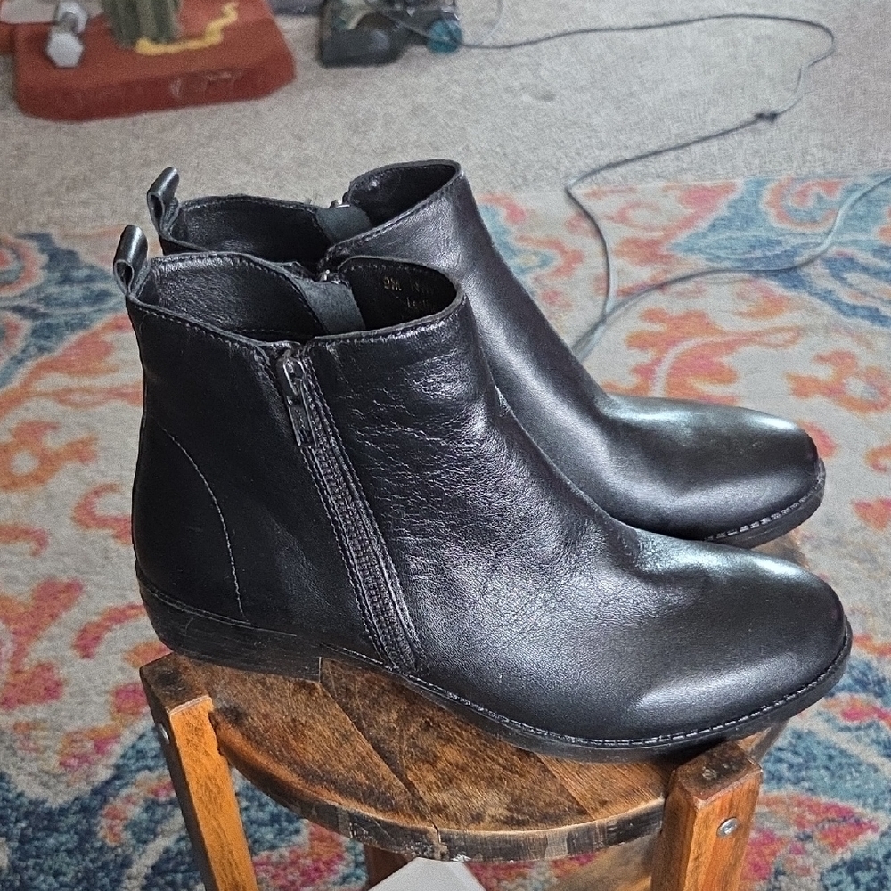 David Tate Black Ankle Booties Sz 9 NEW